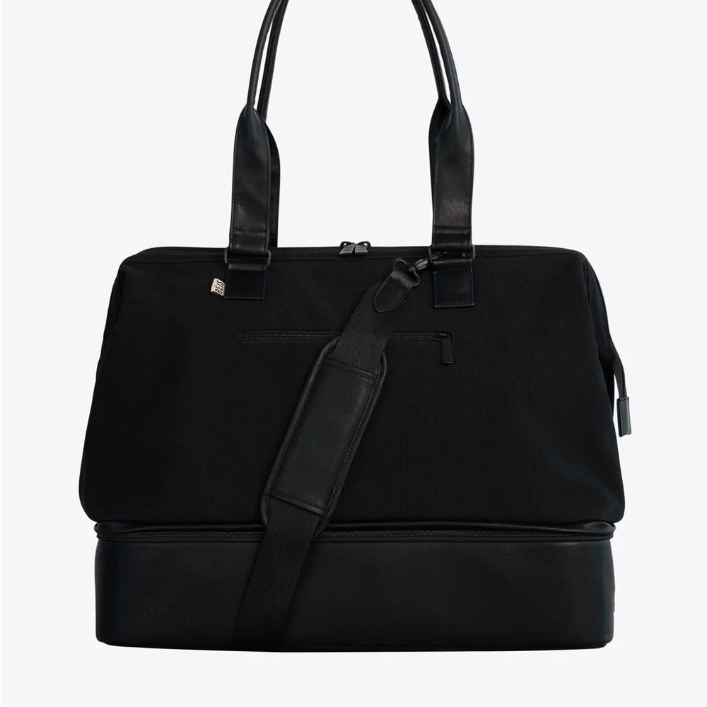 BEIS Black Travel LARGE Weekender Bag